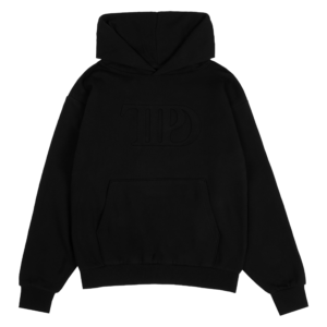 TTPD Black Embossed Hoodie