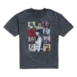 Taylor Swift The Eras International Tour Mineral Wash Gray T-Shirt