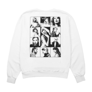 Taylor Swift The Eras Tour White Crewneck